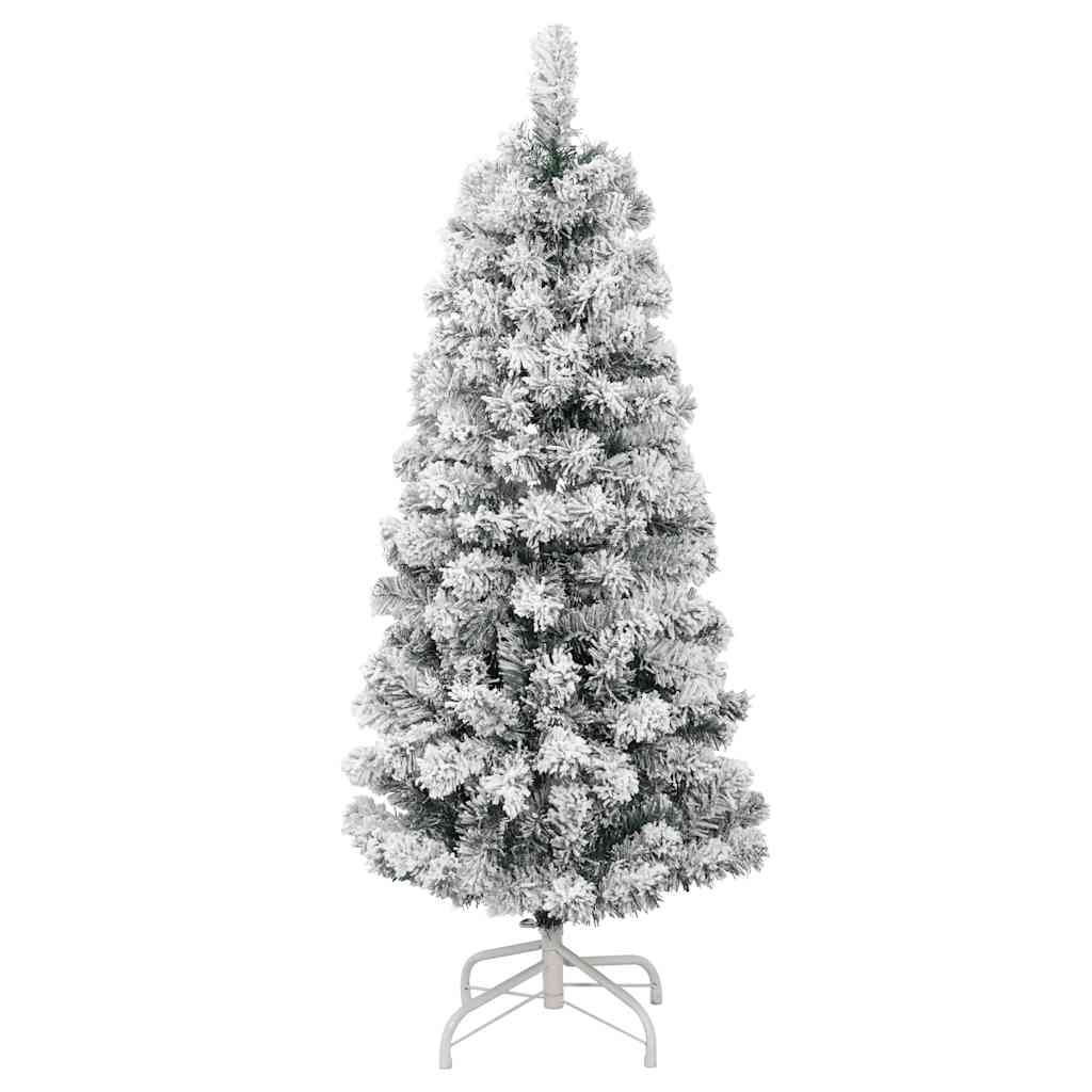 Artificial Christmas Tree Foldable Snow Flocked 150 cm