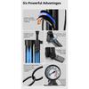 WEST BIKING Bicycle Pump 160PSI High Pressure Floor Pump Fast Inflation Blast Pump With Pressure Gauge MTB Road Bike Accessories