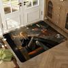 Kurapika Floor Mat Soft Thickened Absorbent Non-Slip Bedroom Living Room Door Mat Home Decor Flannel Rugs