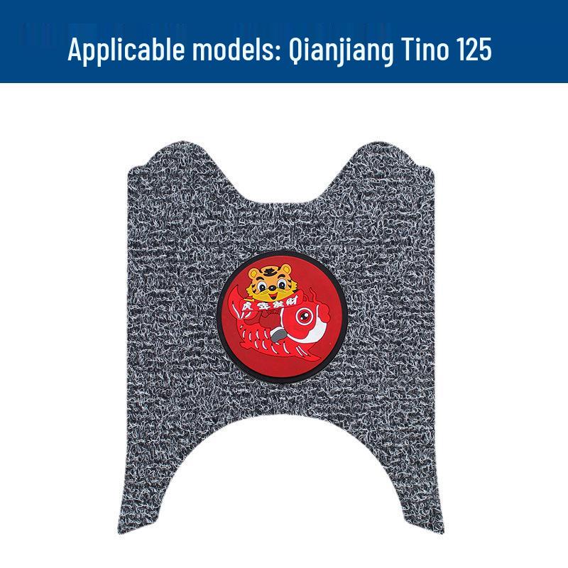 Waterproof & Durable Foot Mats for Qianjiang Tino 125 Motorcycle