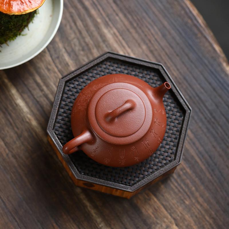 200ml Chinese Yixing Famous Purple Clay Teapot Handmade Stone Scoop Tea Pot Beauty Tea Infuser Kettle Zisha Tea Set Customized