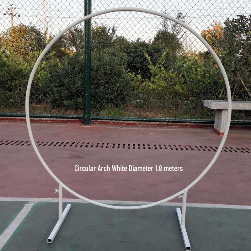 Round Wrought Iron Wedding Arch Decoration Frame