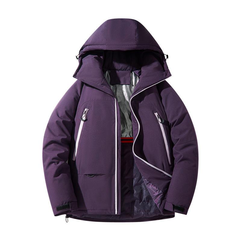 Couple's Same Winter Mountain Work Clothes Thickened Cotton Coat for Men and Women's Coat Windproof and Cold-proof Outdoor Hiking Cotton Coat