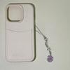Cute Crystal Clovers Charm Phone Chain Elegant Crystal Four Leaf Clovers Phone Strap Accessory Versatile Phone Lanyard
