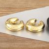 Nidin New Retro C Shape Copper Ear Cuff No Piercings Clip Earrings For Women Female Vintage Upscale Jewelry Daily Party Gifts