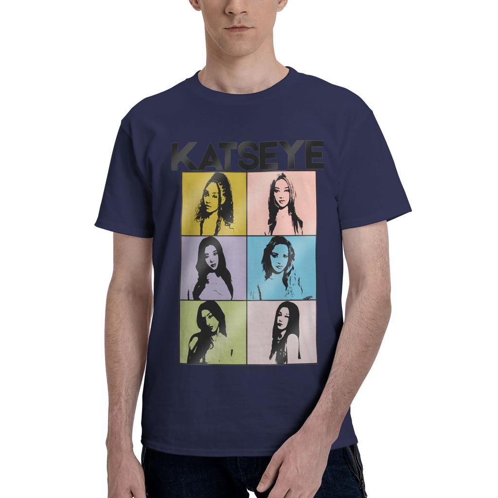 Custom Kkatseyes For Unisex 100 Cotton Tshirt Leisure Tees Short Sleeve Girl Group Tshirts Slim Fit