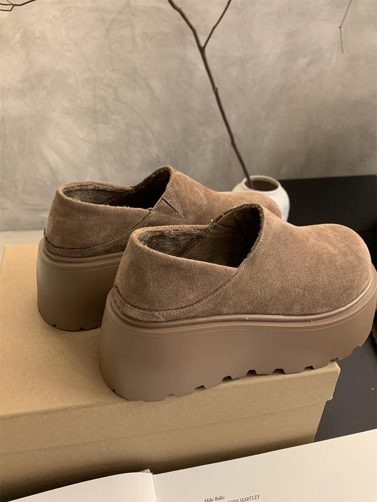 Japanese Style 2025 Spring New Chunky Platform Pumps Woman Slip On Jk Uniform Shoes British High Heels Gothic Loafers Women