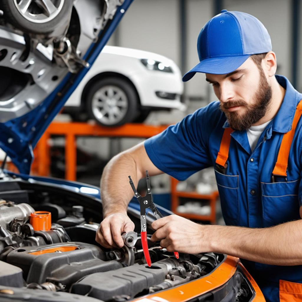 Universal Car Vehicle Soldering Aid Pliers Heat Resistant Heavy Duty Non-Slip Grip Hand Tools Car Repair Tool Auto Repair