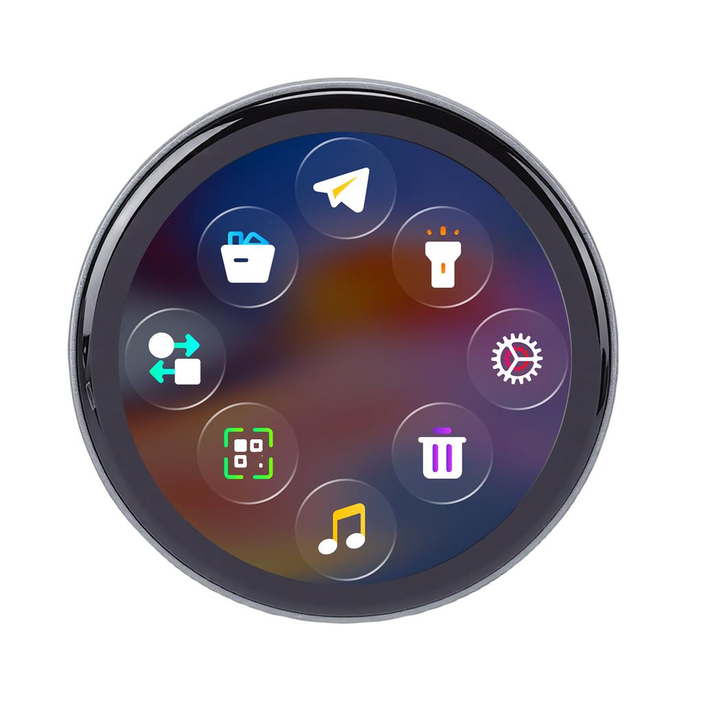 Digital Displayed Pixels Badge Pin Smart HD Multifunctional 7 Color Dynamic Light Effect Electronic Badge Anime Pin