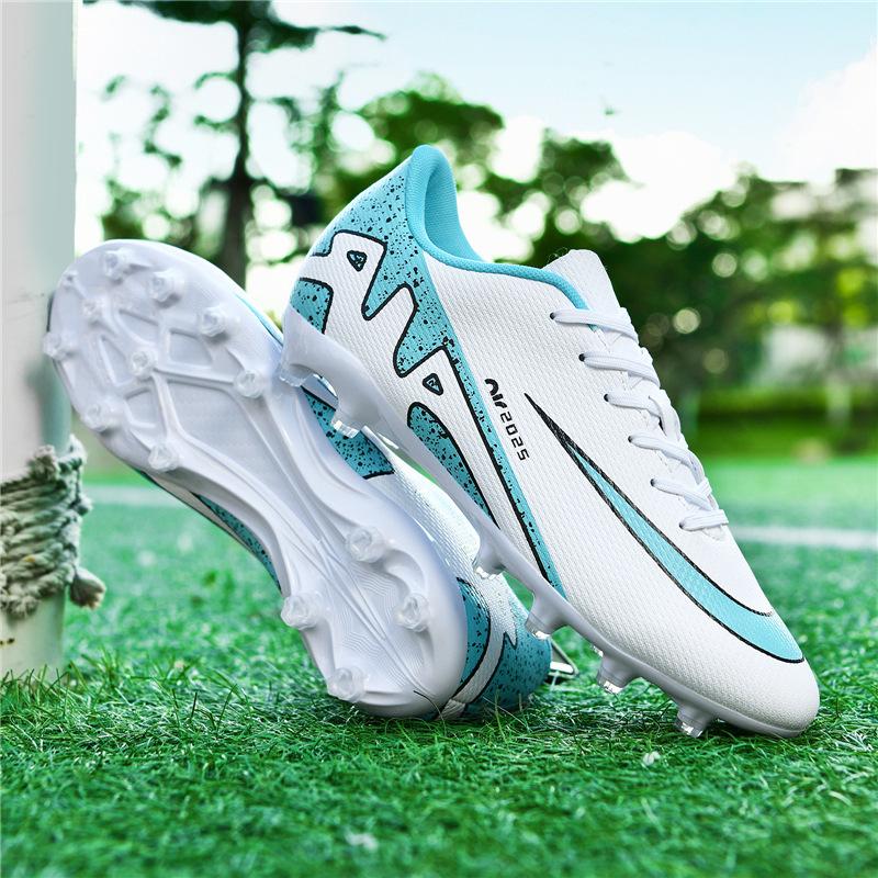 Ronaldo football shoes men's and women's AG long nails TF broken nails sports outdoor youth student shoes 2025