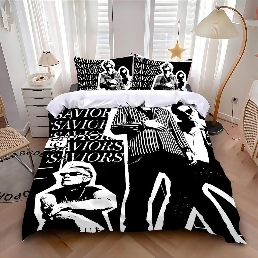 New Duvet Cover Pillowcase Bedding Set Rock Band G-Greendays Adult Boy Girl Bedroom Decoration Children Single Double Large Size
