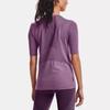 Under Armour Solid Color Training Short Sleeve T-Shirt Women Tops Polar-Star-Purple 1360850-501