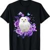 Owl Purple Rose Collection Cute Owl Lover Gift T-Shirt