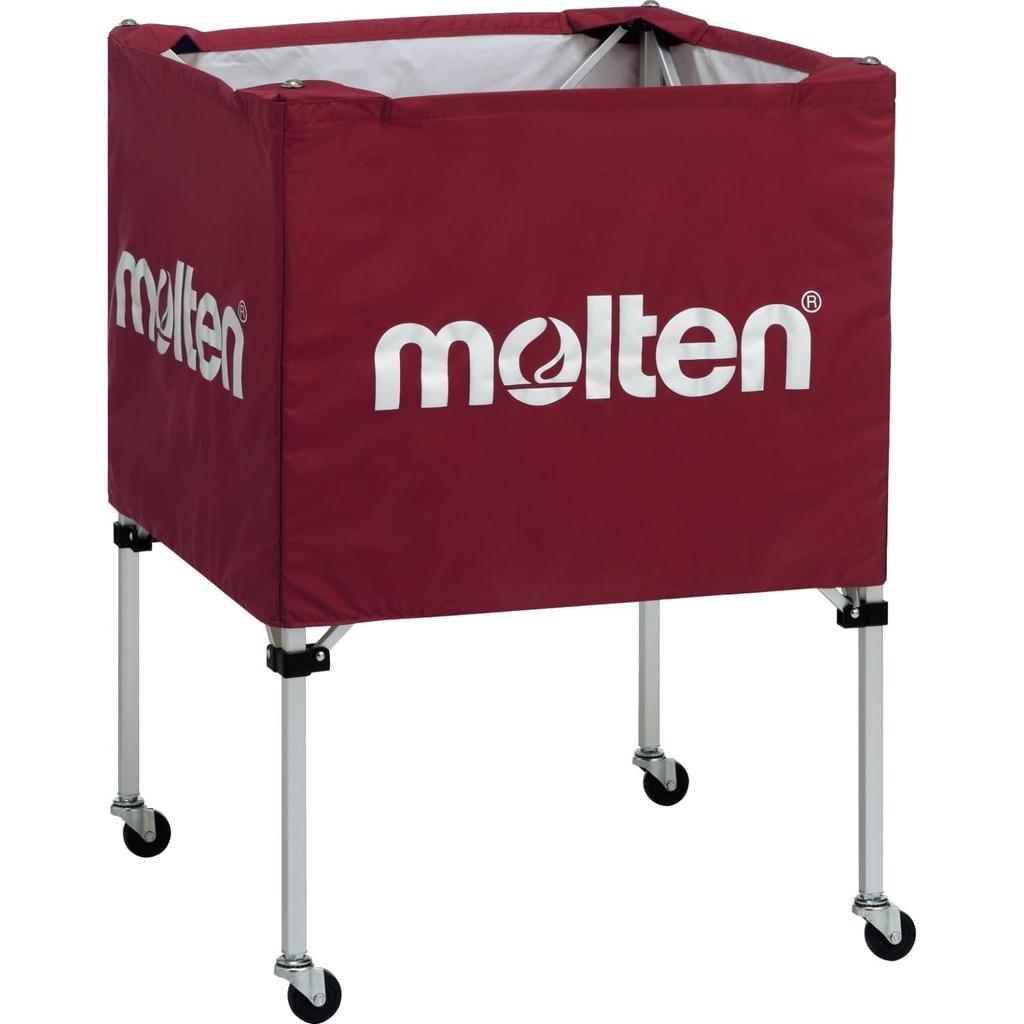 Molten Foldable Ball Dark Basket, Medium/Low Back, Red, BK0021-E