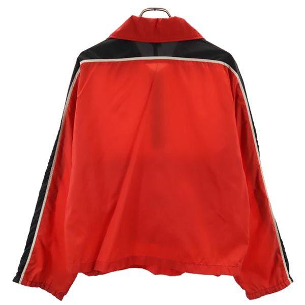 Nike 70s Orange Swoosh Vintage Made In USA Long Sleeve Packable Half Zip Anorak Parker Men's Used