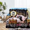 Krtek Theme Printed Blanket - Perfect for Couch, Bed, Travel & Outdoor Use | Machine Washable, Cozy & Durable.
