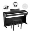 Garvee S-87 Hammer Action Digital Piano, 88 Keys, Wooden Piano with Chair, Pedals, and Wooden Stand, MIDI Compatible, for Beginners and Kids