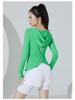 Damen Schnelltrocknender Kapuzen-Sonnenschutz-Pullover - Modische Dünne Langarm-Sportjacke für Laufen & Fitness