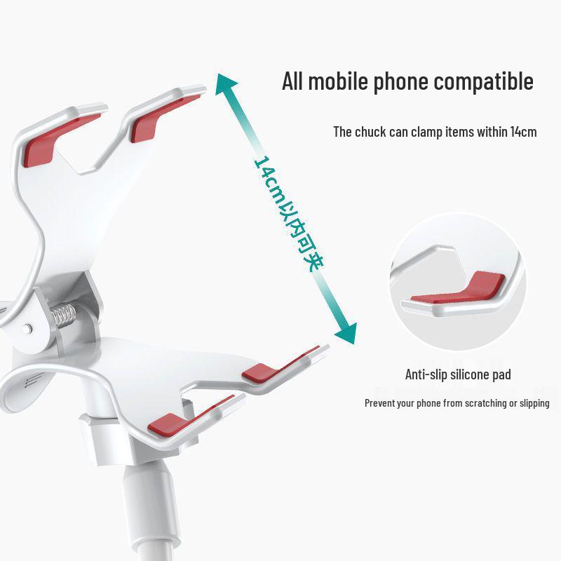 Universal Adjustable Bedside Phone & Tablet Holder for TV Viewing