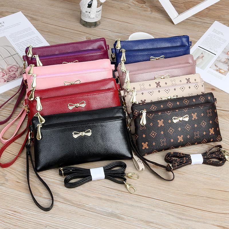 Women's Long Fashion Clutch Wallet - Casual Crossbody Coin Purse and Small Bag