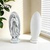 Handmade Retro Figurine Our Lady of Guadalupe Religious Statue, Virgin Mary Figurine, Resin Sculpture, Collectable Character Inspirational Art