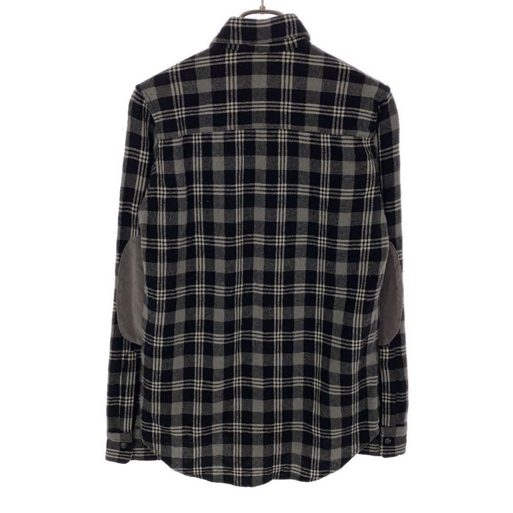 Shinya Yamaguchi Made In Japan Wool Blend Long Sleeve Check Shirt Men's Used