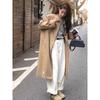 Fleece thickened straight jeans women's winter new high waist loose wide legs thin narrow pants