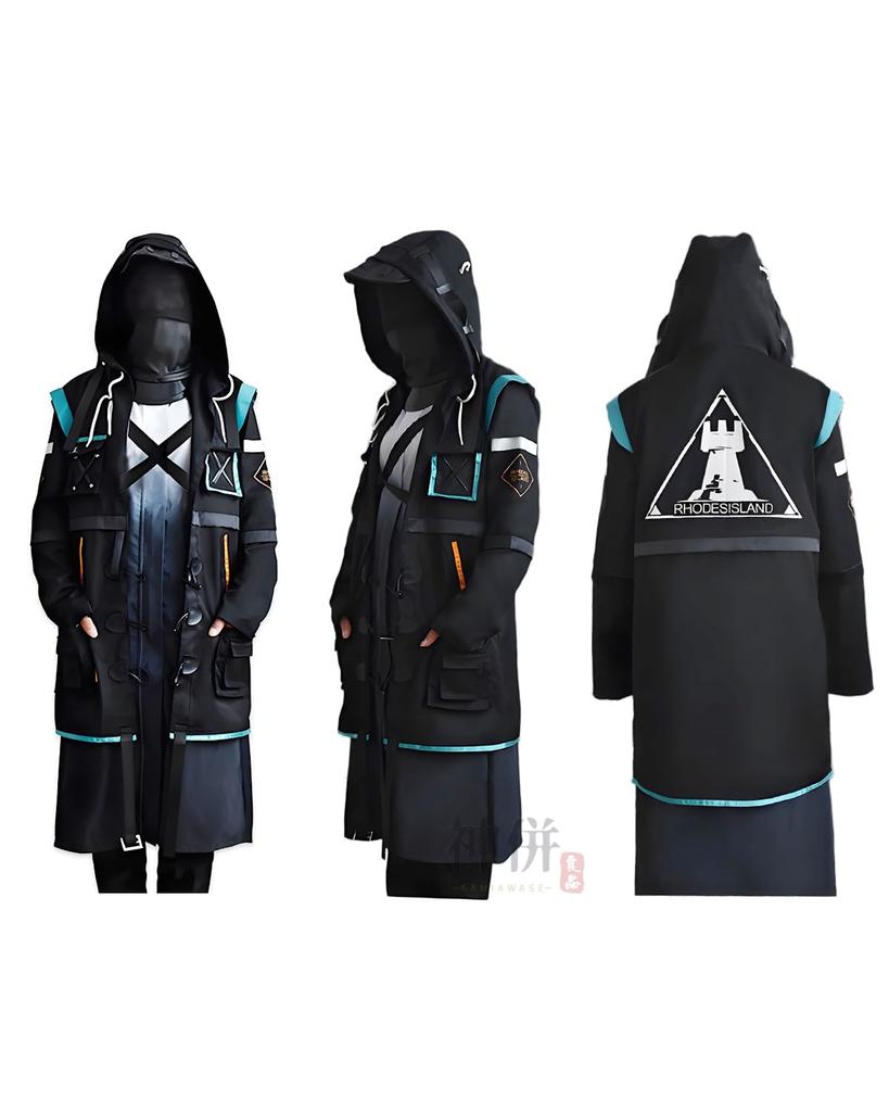 Doktor Cosplay bez paruky Rhodes Island Arknights Cosplay Kostým Dospělý Kostým Školní Slavnost Eventový Kostým Jevištní Oblečení Doktor cosplay bez