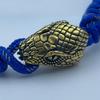 Snake Head Metal Beads for Creative Paracord Projects and Fashionable Jewelry Large Hole Charm