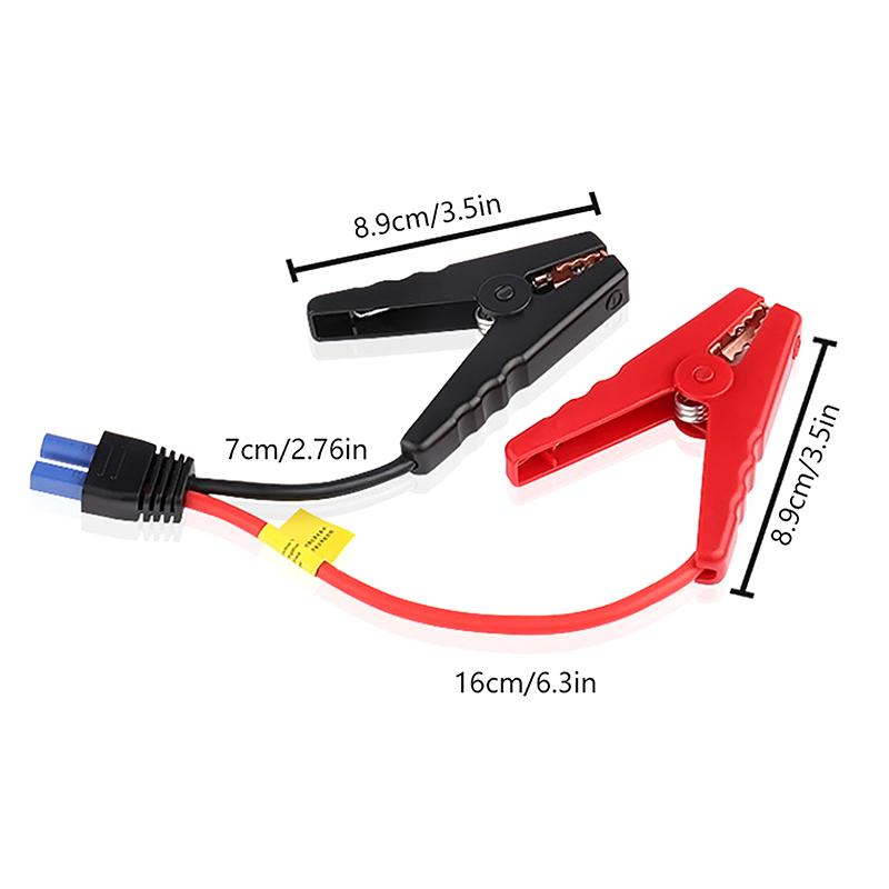 Krokodylki do awaryjnego rozruchu akumulatora z wtyczką EC5 12V urządzenie rozruchowe jump starter klipsy krokodylkowe do samochodów ciężarowych