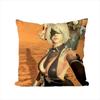 NieR Automata Pillow Case For Car Sofa Decorative Home Doublesided Print Plush Square Throw Pillow Cushion Cover