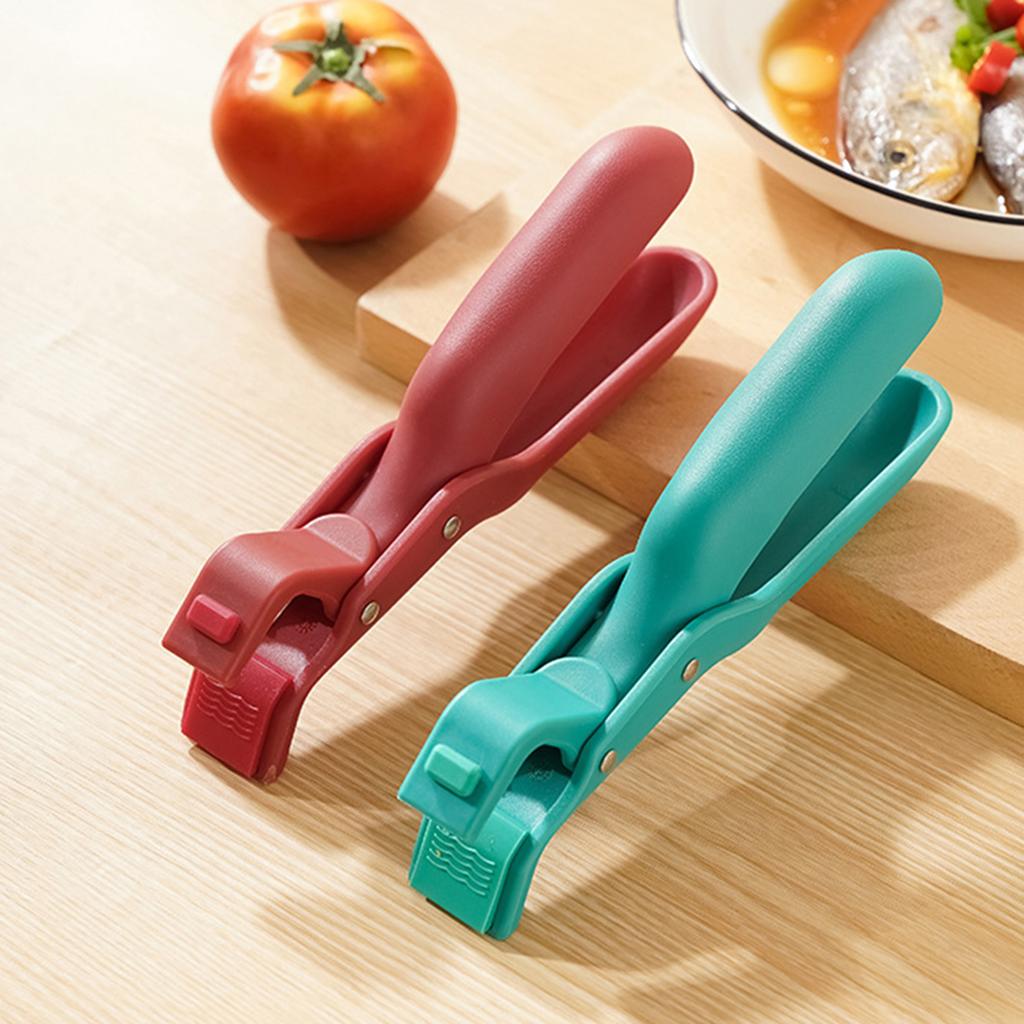 Silicone Anti-Scald Bowl Clip Non-Slip Heat Insulation Clip Anti Scalding Dish Plate Gripper Clips for Hot Pot Microwave