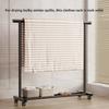 Simple Coat Rack, Movable Clothes Drying Rack, Freestanding Indoor Room Hanging Rack, Household Bedroom Clothes Storage Rack