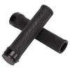 2 Pcs Handlebar Grips Shockproof Anti Slip Texture Soft Comfortable Black Mountain Bike Grips for Many Standard Bikes