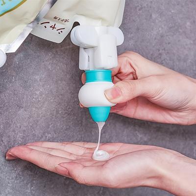 Hanging Refill Pump Dispenser, Liquid Controller for Laundry Detergent Shower Gel & Shampoo, Leakproof, Suitable for Home