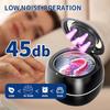 Ultrasonic Multi-functional Denture & Jewelry Cleaner with Purple Light, 180ml Capacity