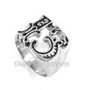Anello Numero Personalità 13 Acciaio Inossidabile Fascino Moda Stella Biker Gioielli Regalo Uomo SWR0926