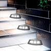 NEU Solar Stufenleuchte Außen Heim Garten Treppe Terrasse Lichter Stufen Gehwegleuchten Solarlampe außen LED Dekorative Lichter