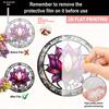  Elegant for Lotus Flower Sun Catcher, Round Acrylic Sign, Stained Glass Style Window Hanging Decoration, Romantic, Perfect for Home Decoration  