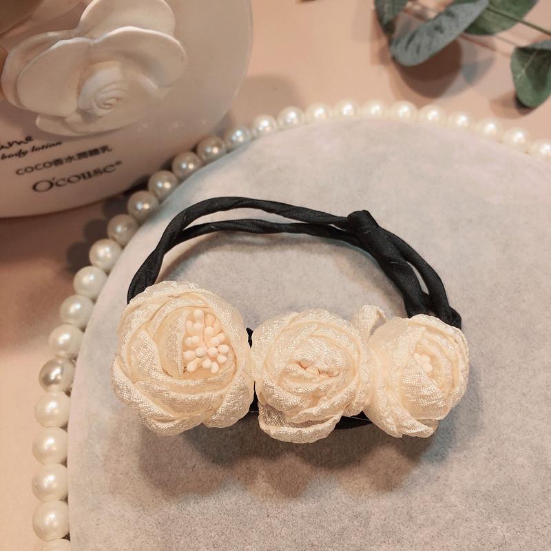 1pc Elegant Pearl Flower Bun Maker Korean Lazy Hair Curler Styling Accessories Hair Style Hairpin Hair Braiding Braider Hairgrip