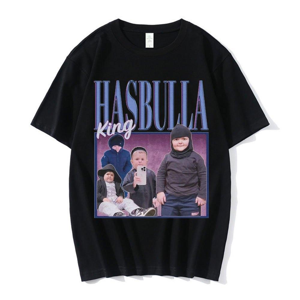 Hasbulla Fighting Meme Tshirt mens and Womens Styles Mini Size Trendy Fashionable Casual Streetwear M