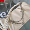 Niche Design Bag for Women, Pleated Personality Cloud Bag, Handbag, Simple Versatile Fashion Zipper Chain Underarm Bag