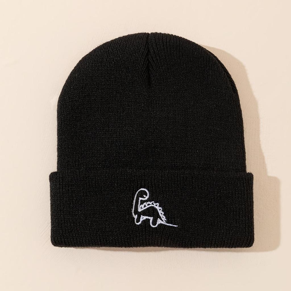 Autumn & Winter Multicolor Dinosaur Knit Beanies: Cute, Eye-Catching Hats for Kids