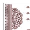 Waterproof Tattoo Stickers Middle Eastern Lace Temporary Tattoos for Women Adults Adhesive Body Art Stickers