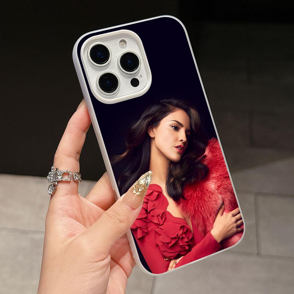 Fashion Eiza Gonzalez Jelly Double layer White Mobile Phone Case for iPhone 17 16 15 14 13 12 11 Air Pro Max Plus Protective