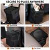 Car Trash Can with Lid Car Folding Storage Box Waterproof Car Garbage Can Car Seat Storage