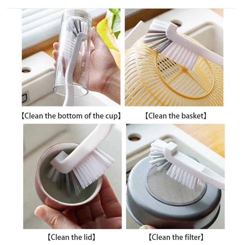 Kitchen Cleaning Brush Bathroom Cleaning Accessories Portable Brush Scrubber