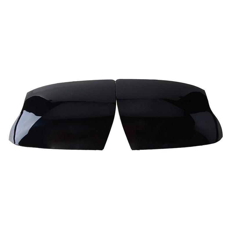 Rhyming Rearview Mirror Cover Wing Side Mirror Caps Glossy Black Fit For Ford Focus MK2 2005 - 2007 Replacement Car Accessories