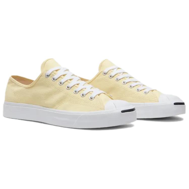 Converse Jack Purcell Anti-Slip Wear-Resistant Low-Top Skateboard Shoes Unisex Yellow
