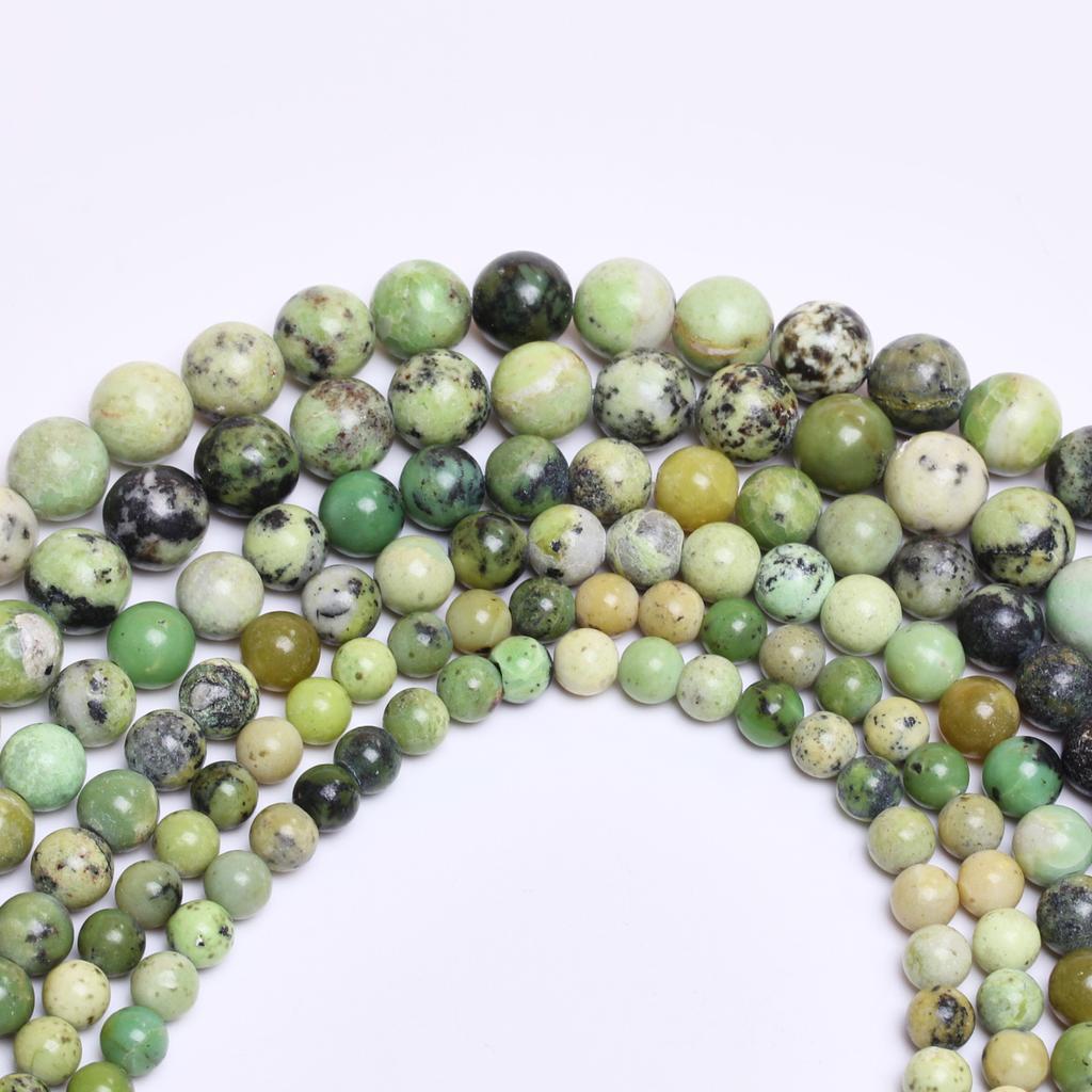 Hjemmefestrekvisitter Løse Mellomleggssteinperler 6 8 10mm Tilbehør Runde DIY Australske Jader Perler Naturlig Smykkefremstilling Armbånd 20/30 stk